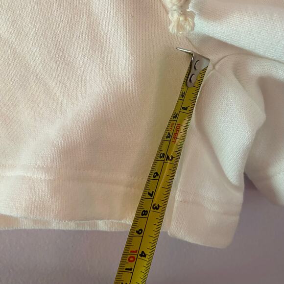 NWT Pistola Women's size Small White Terrycloth Baggy Sweatshorts Loungewear - Picture 9 of 10